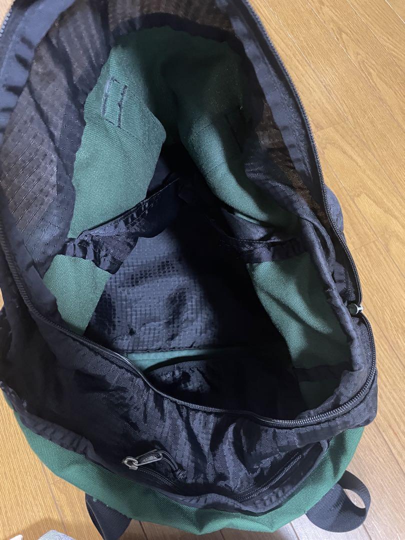GREGORY グレゴリー　シルバータグ　トートバッグ　グリーン　ボトムレザー