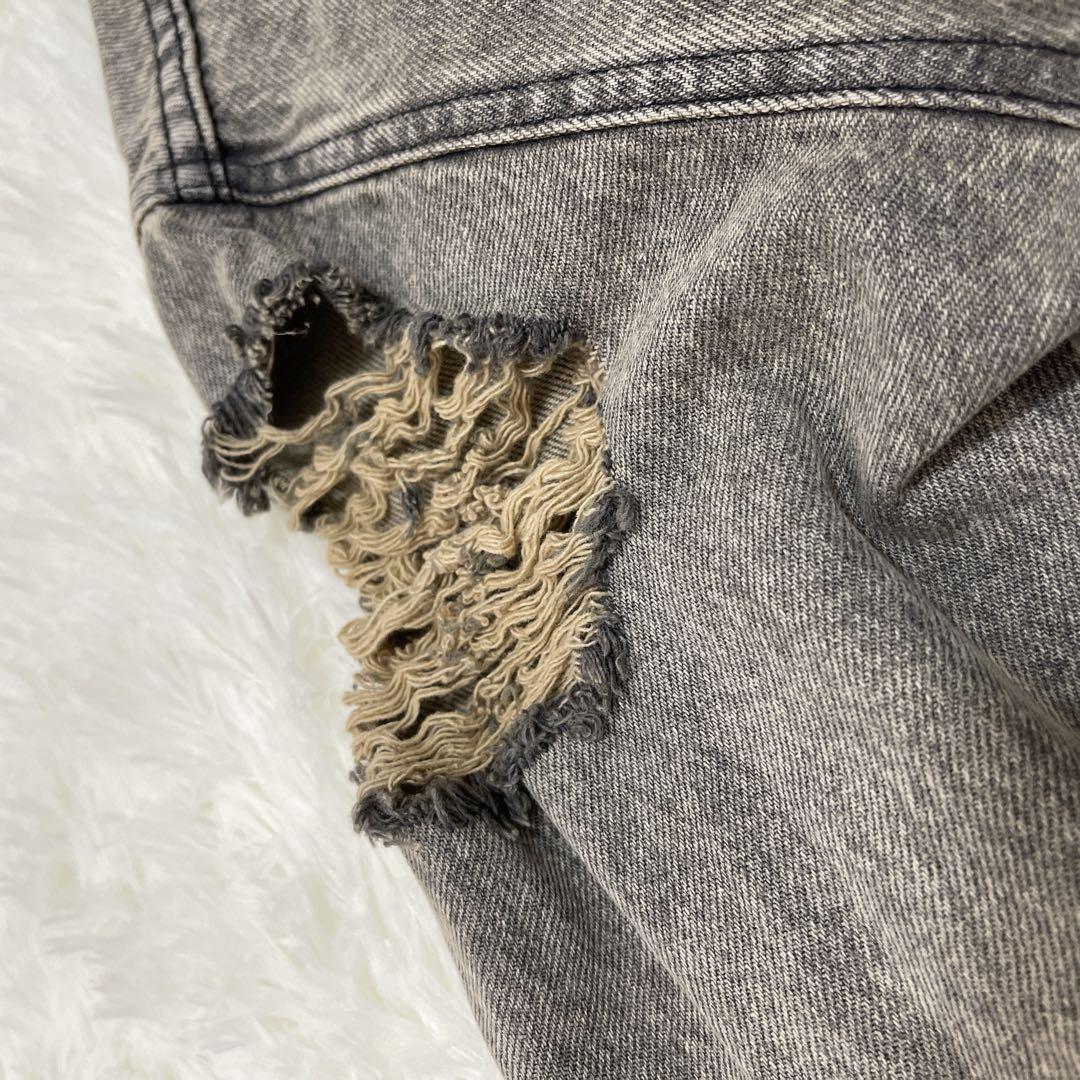 完売カラー JEANASIS クラッシュルーズGジャン デニムジャケット