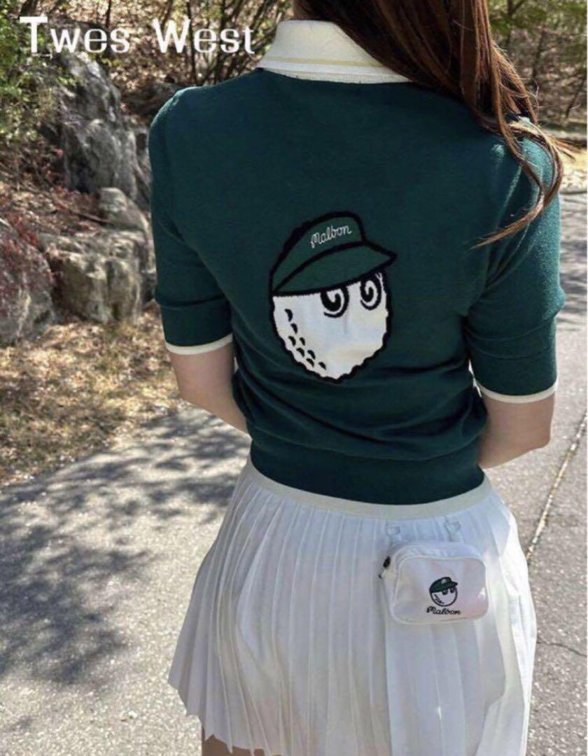 マルボン ゴルフウェア レディース ポロシャツ トップス 半袖 Tシャツ