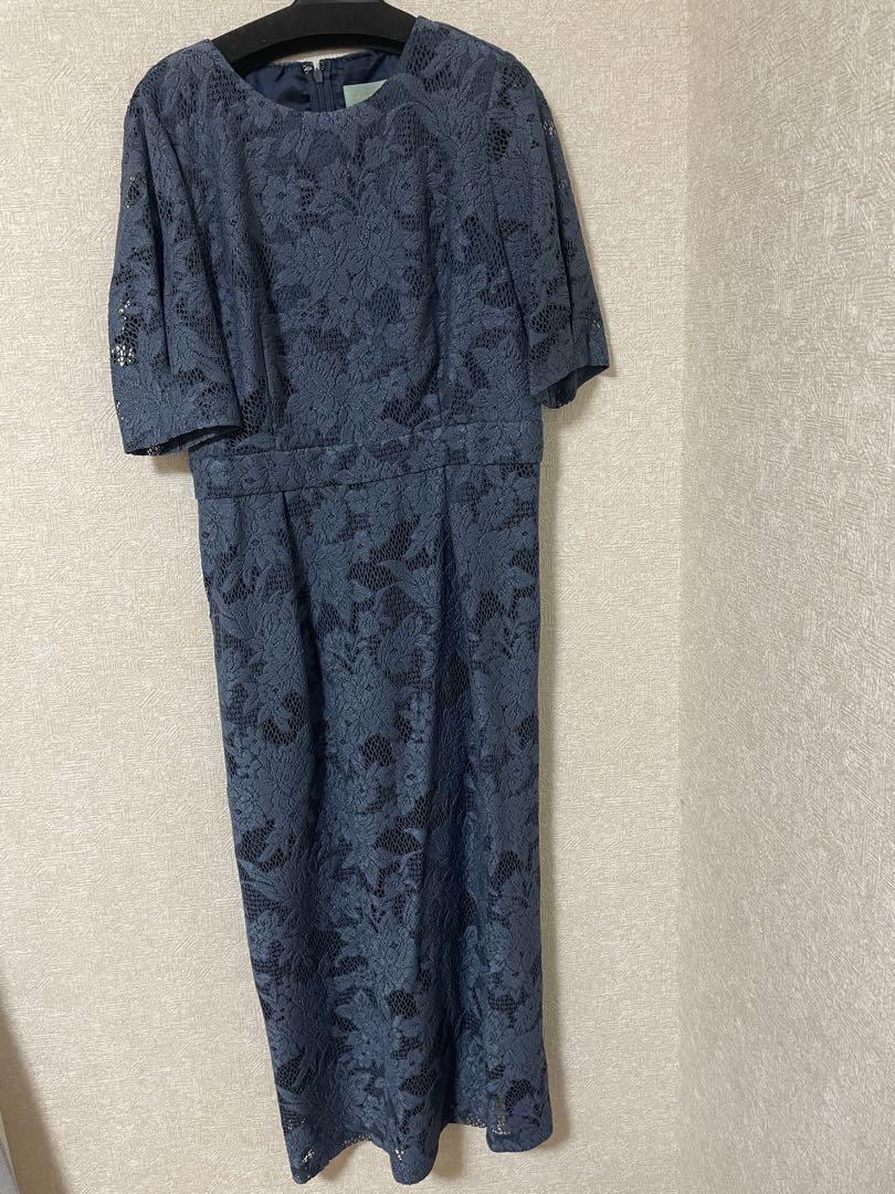 aimer anche ワンピース　ドレス　レース　ジャガードレス