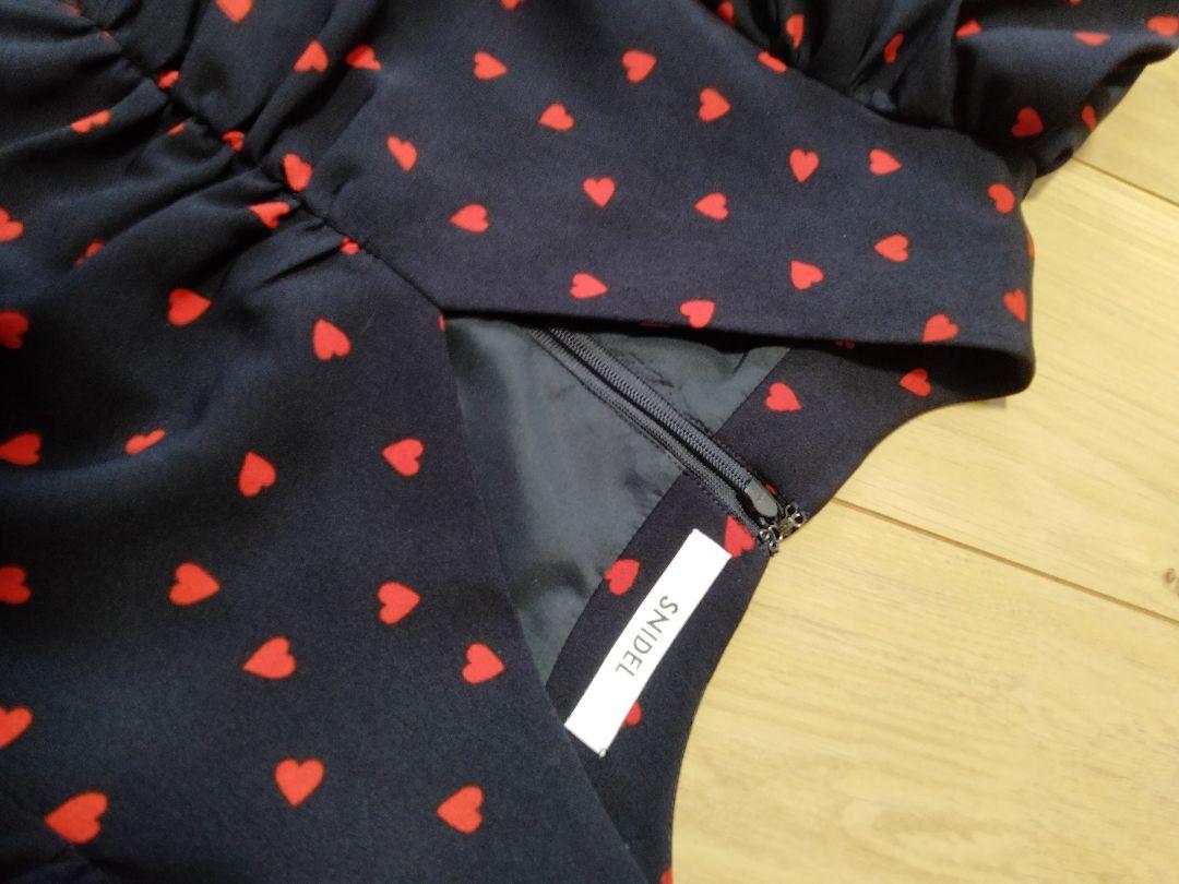 スナイデル ハートプリント ワンピース heart collection