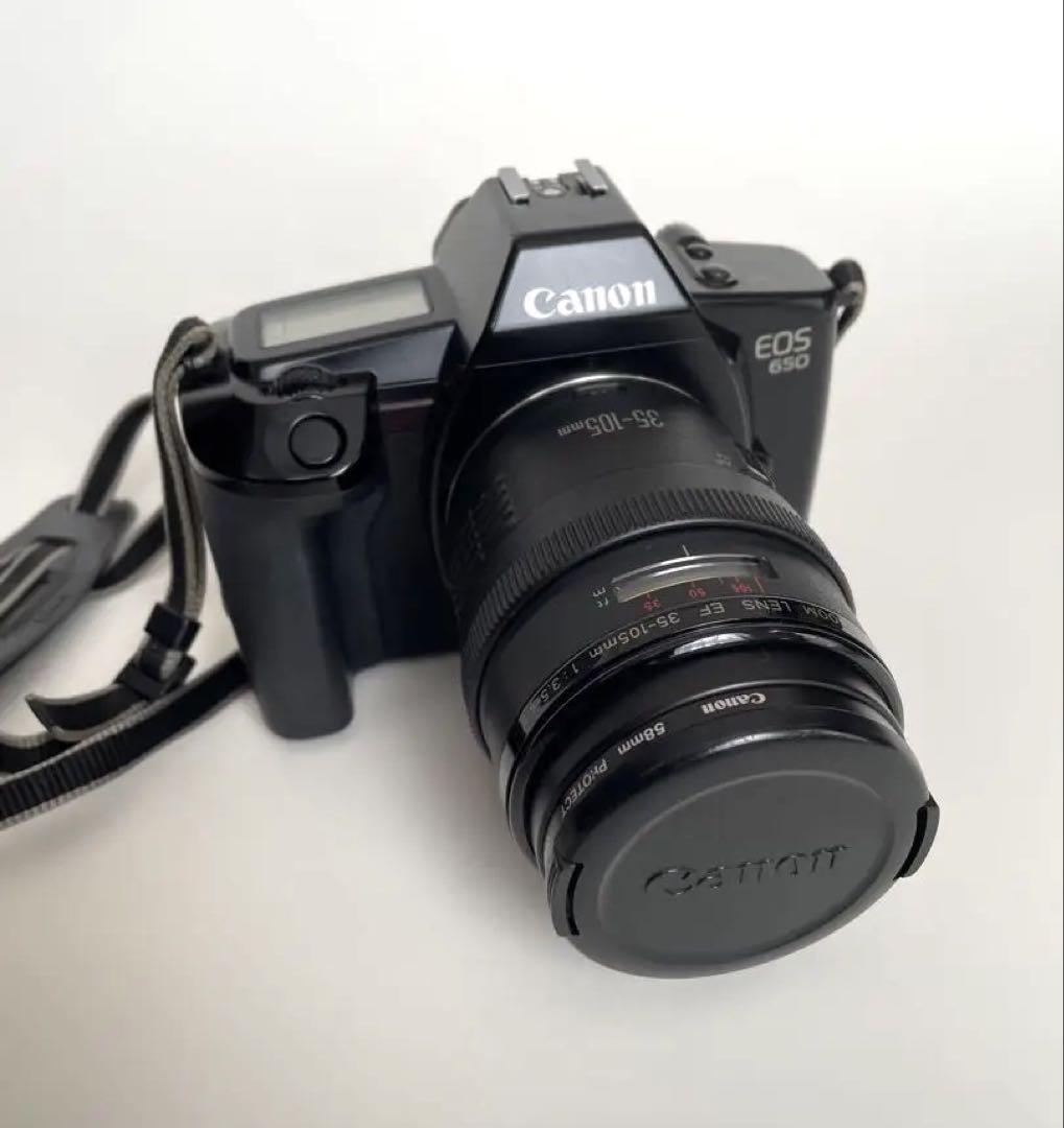 CANON EOS650 フィルムカメラ／ストロボ付き CANON EOS650 フィルムカメラ／ストロボ付き低 価格 通販