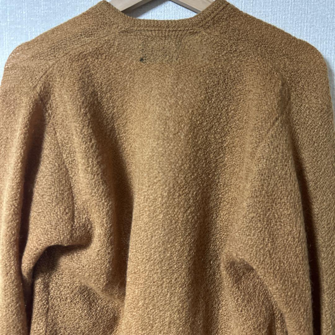 60s campus モヘアウール Vネック カーディガン