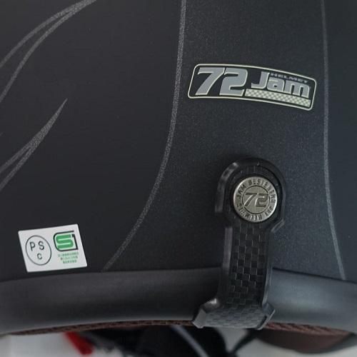 セール価格　72JAM　JJ-16　ジェットヘルメット 　ブラック　フリーサイズ