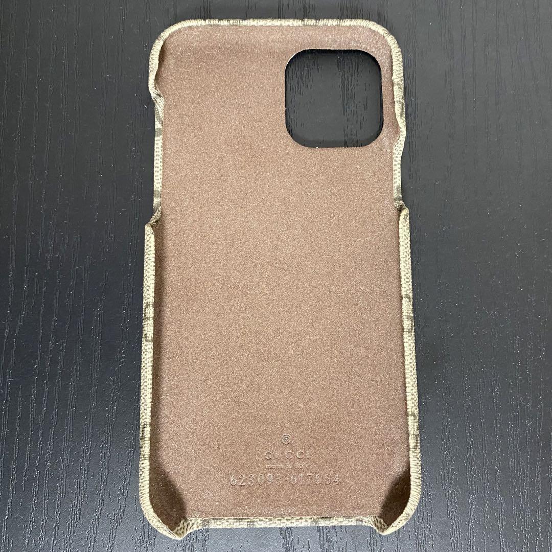 【美品】GUCCI iPhone 11 Pro ケース　GGスプリーム