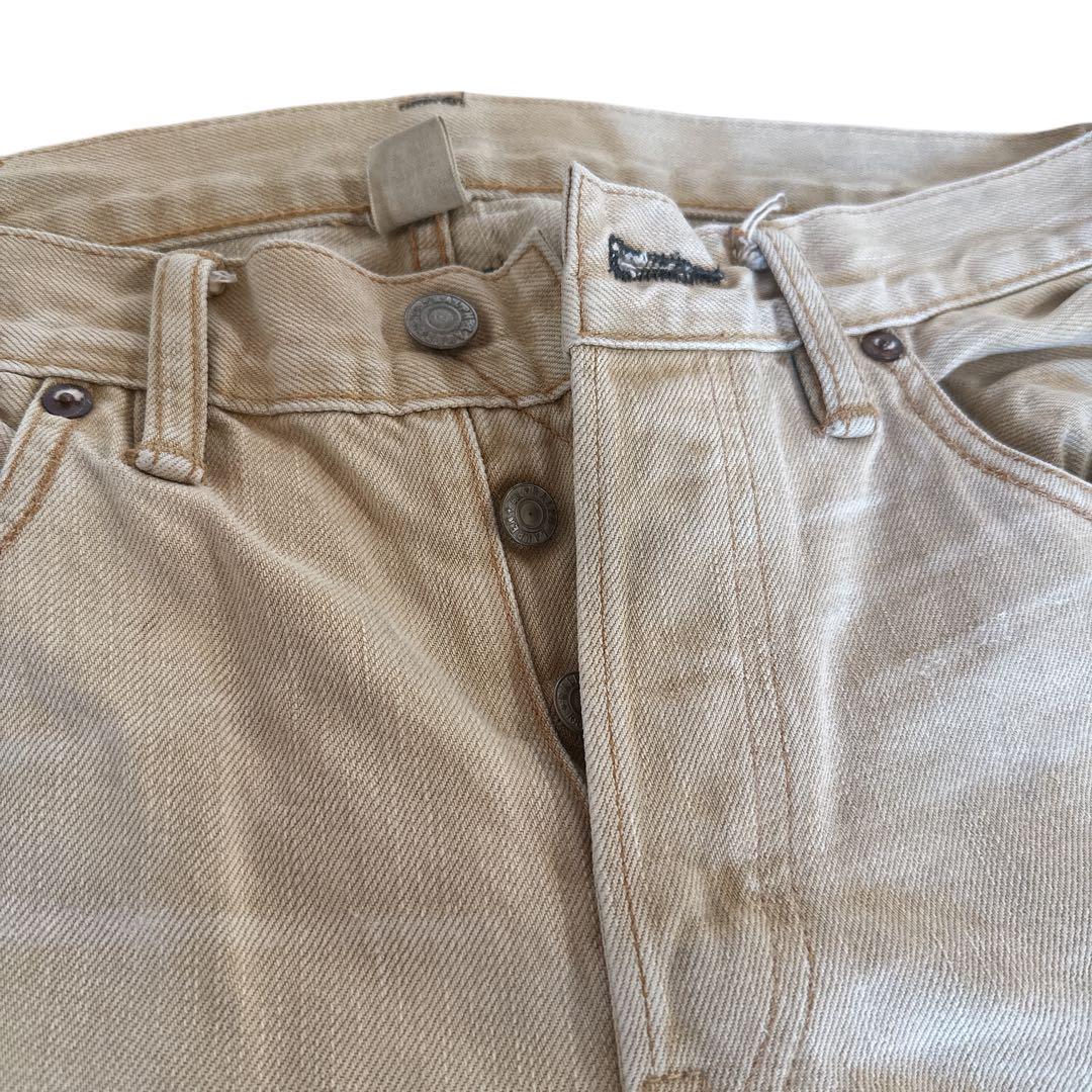 RRL デニム ストレート　ヴィンテージmade in USオフホワイト