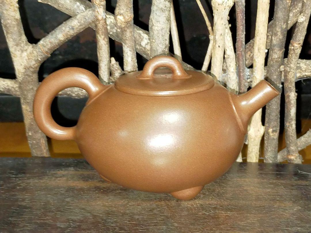 ♥値下げ！中国　朱泥　急須　在銘　鉄砲口　煎茶道具　骨董　古玩