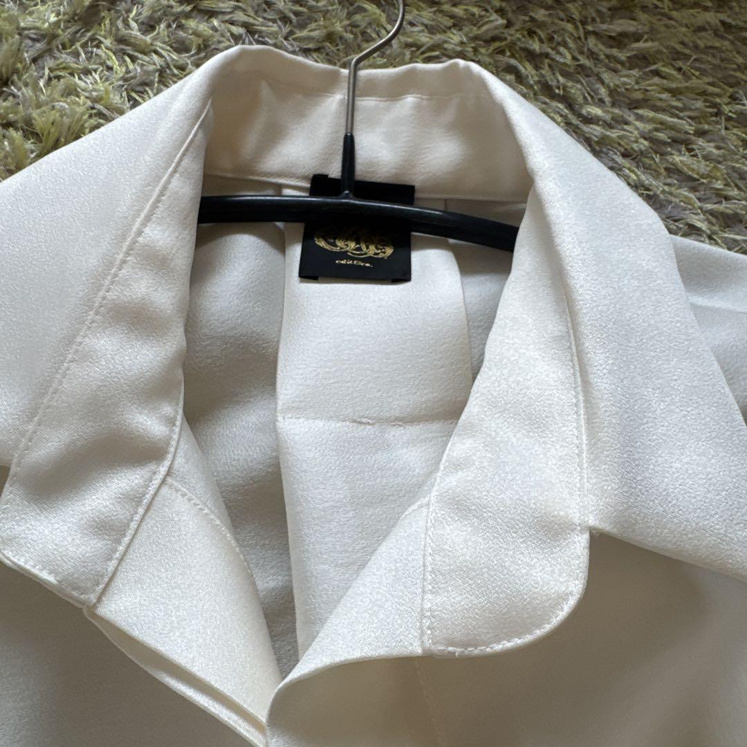 Y*o様 edit &co. Organdie Shirt Jacket ホワイ