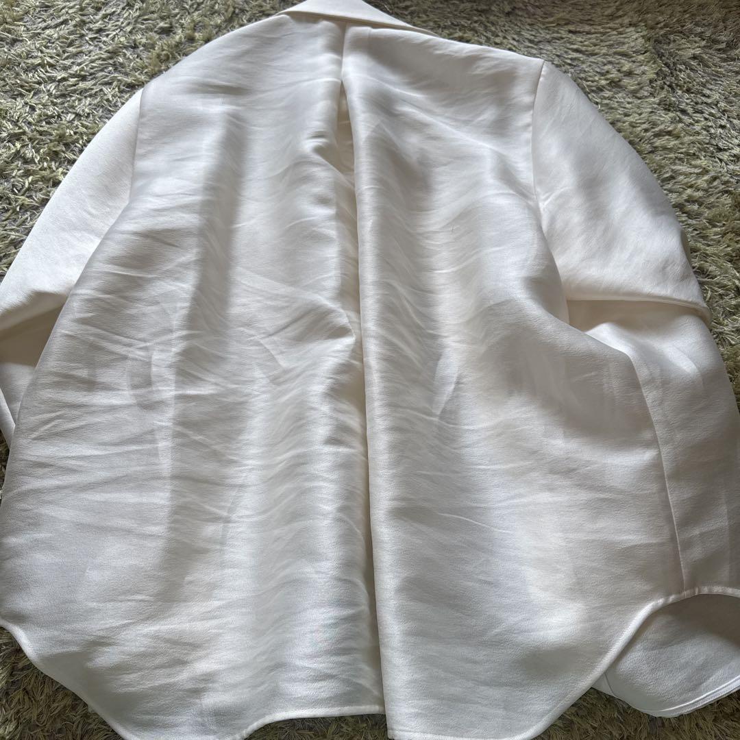 Y*o様 edit &co. Organdie Shirt Jacket ホワイ