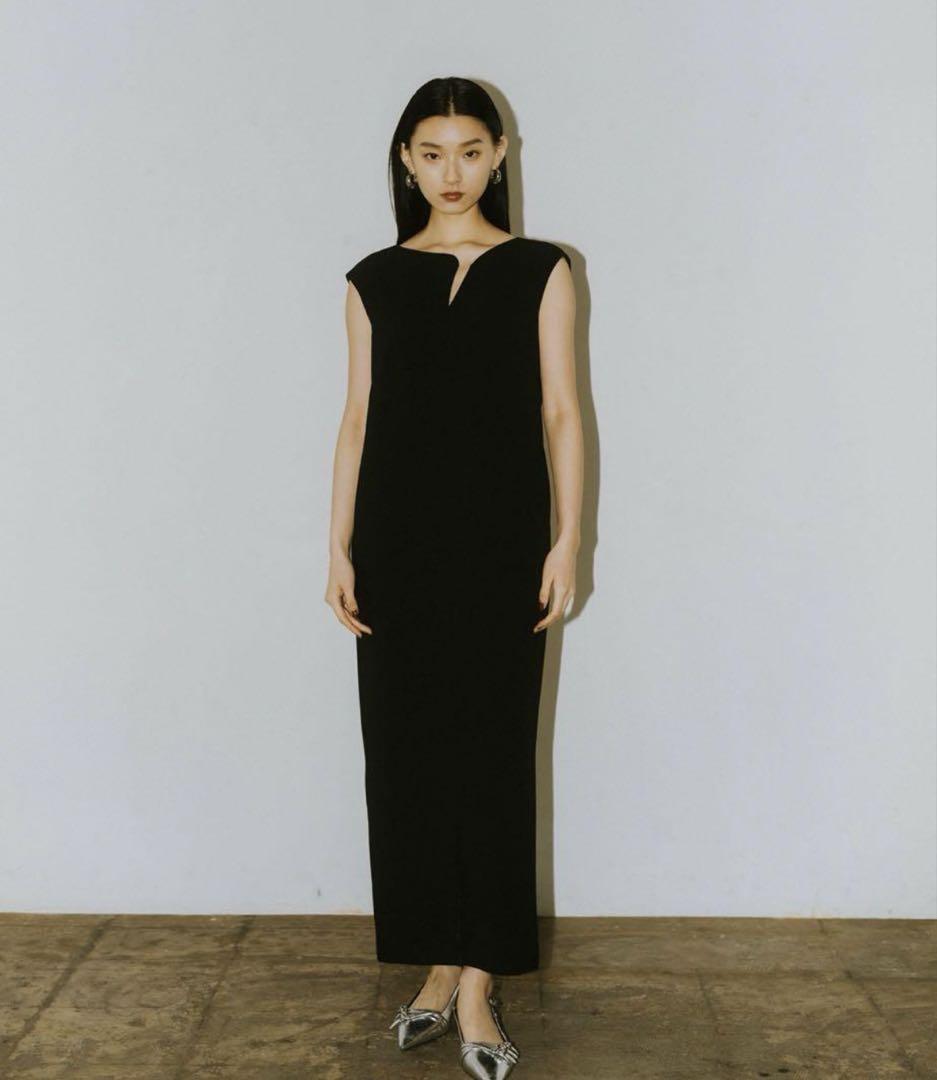 andresd glossy multi ruffle dress Sサイズ