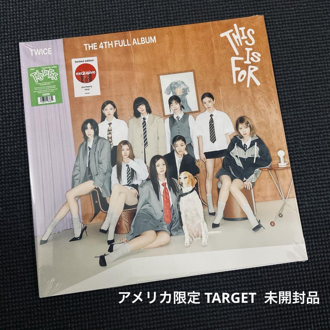 TWICE THIS IS FOR アメリカ target VINYL 未開封品