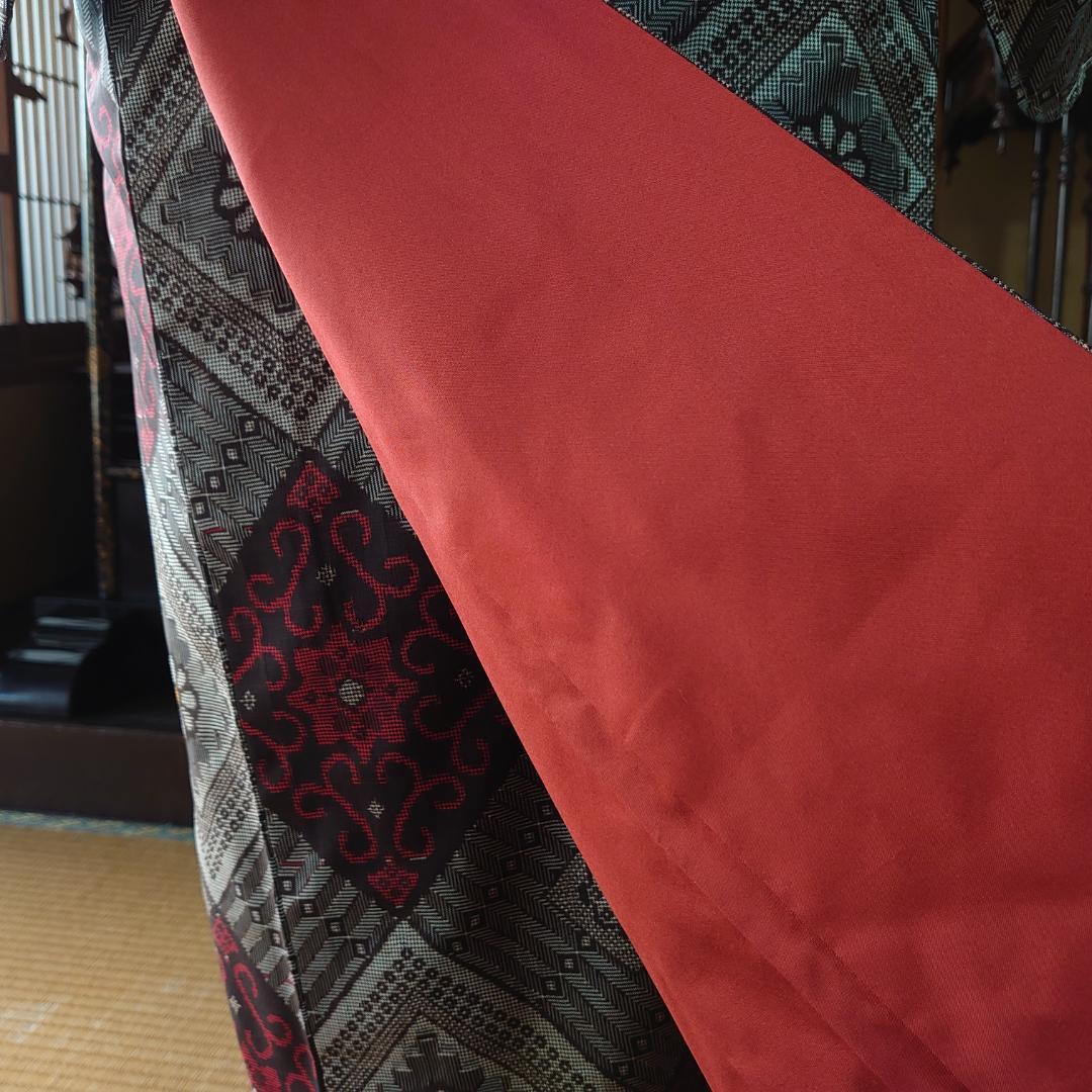 反物】本場大島紬 地球印 奄美大島 反幅39㎝ 正絹 反物】本場