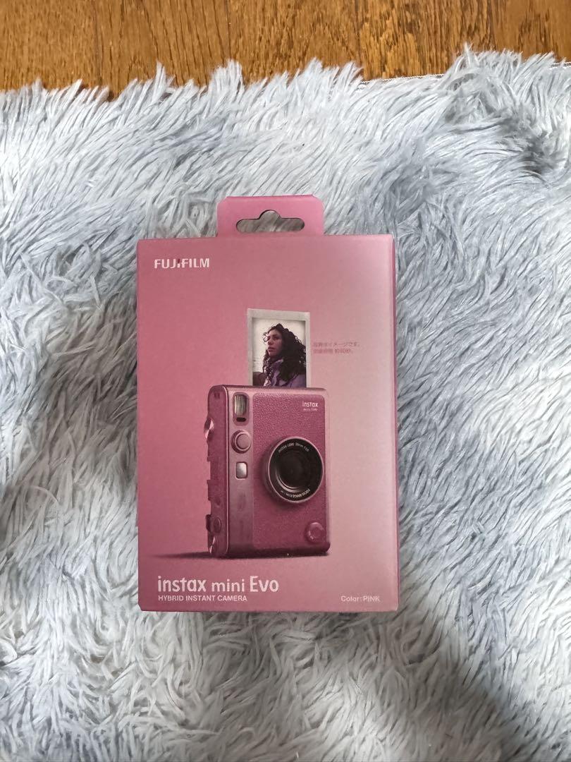 新品未使用 FUJIFILM instax mini Evo Pink チェキ