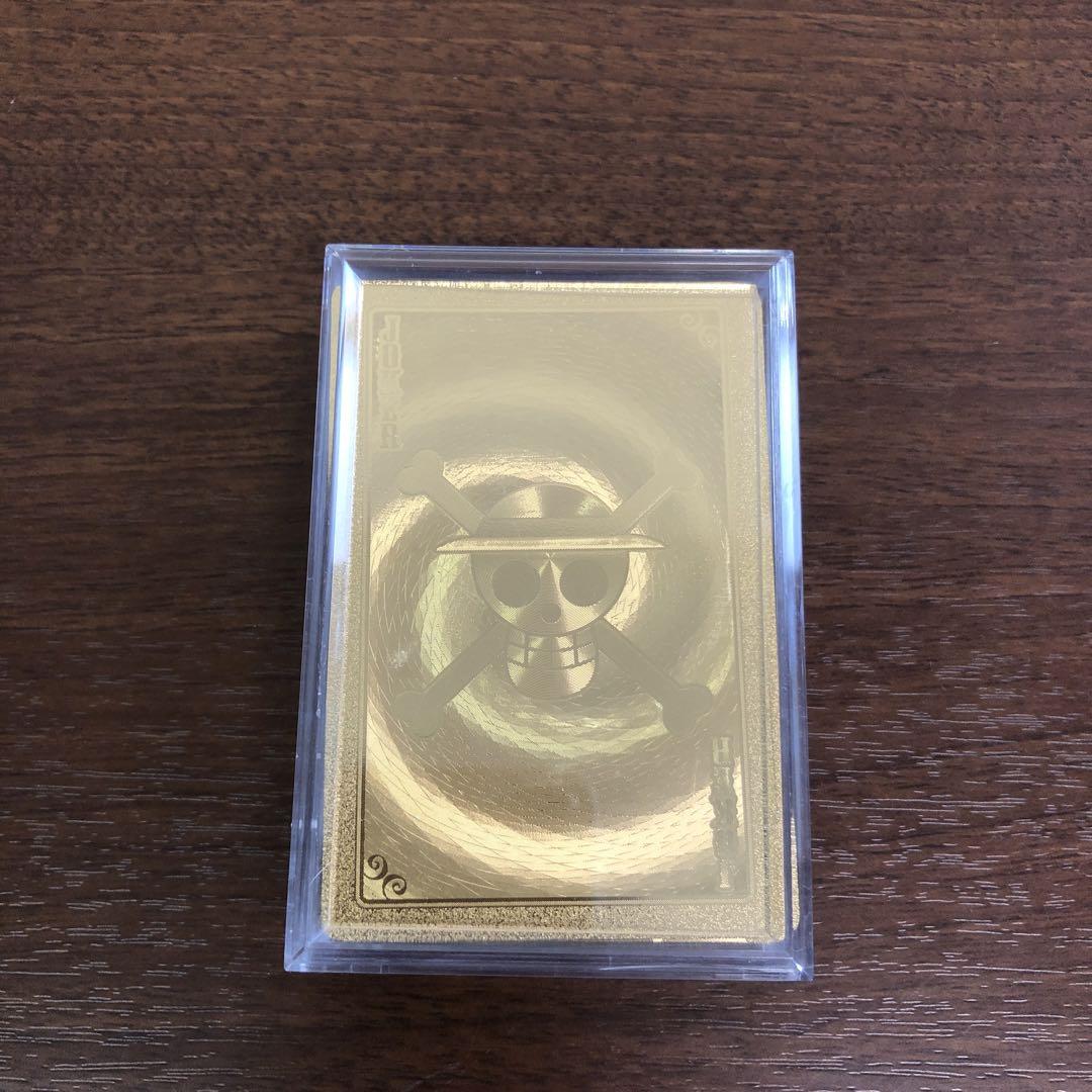 ❶【1枚欠品】ONE PIECE ワンピース ゴールドトランプ エンスカイ