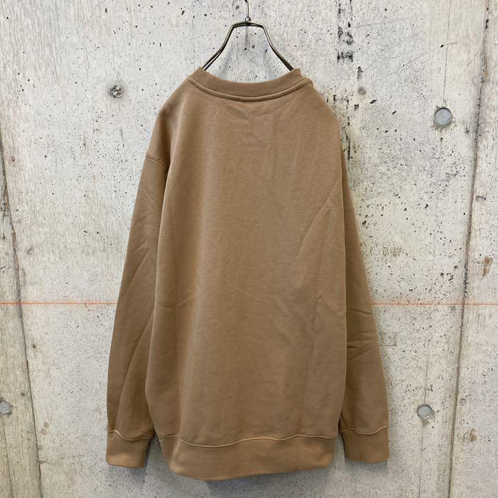 豊富な爆買い 新品NIKE メンズL 海外限定 刺繍スウェット 8hcYH-m68002884494 ナイキ ブラウン トレーナー 限定SALE低価