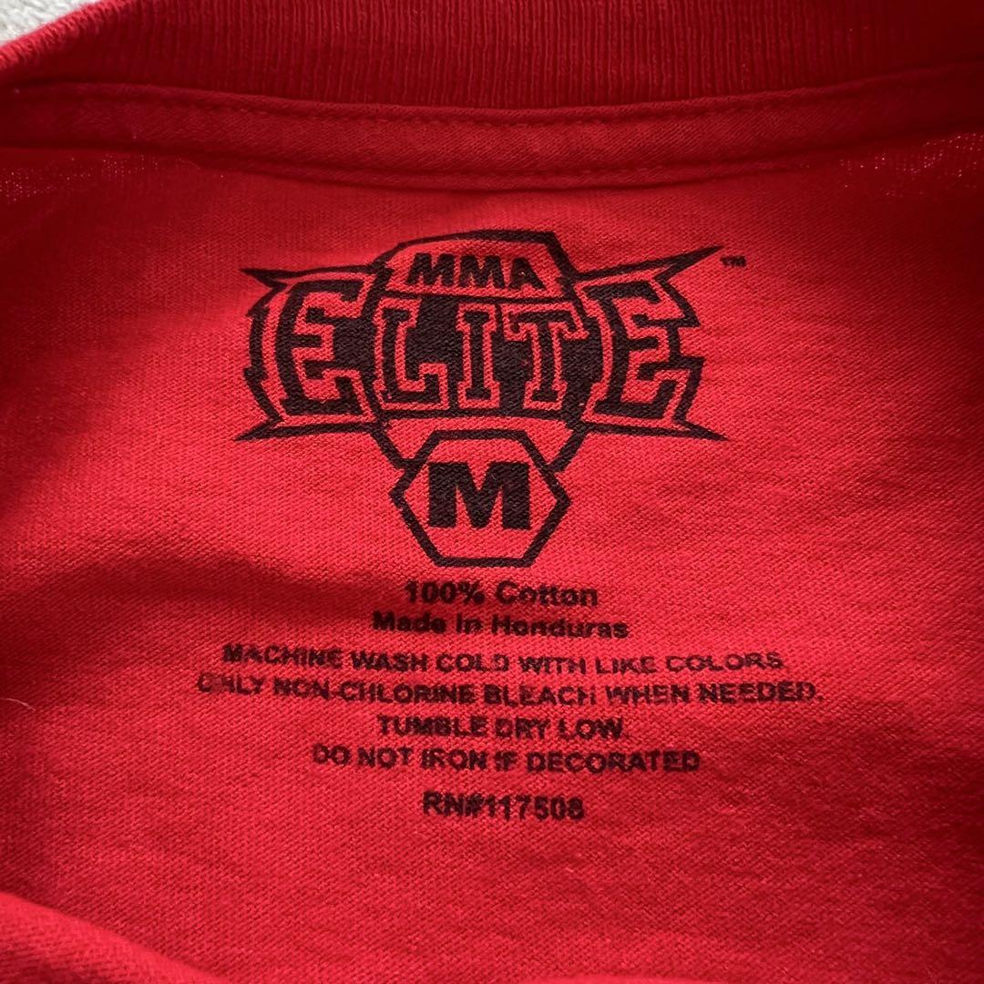 【美品 希少デザイン】MMA ELITE グランジ Tシャツ 骸骨 y2k 派手