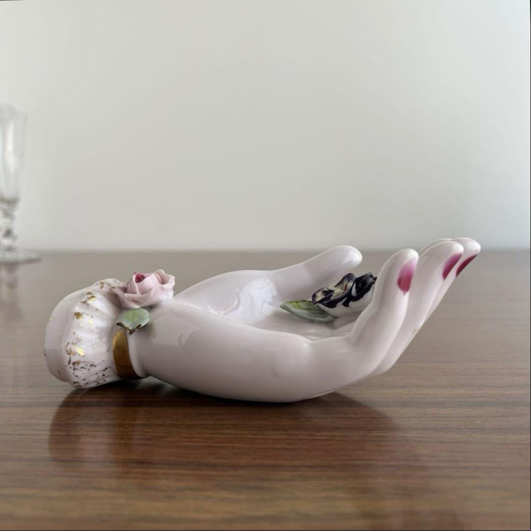 ヴィンテージ ♤ ビオラのハンドトレイ ♤ made in japan