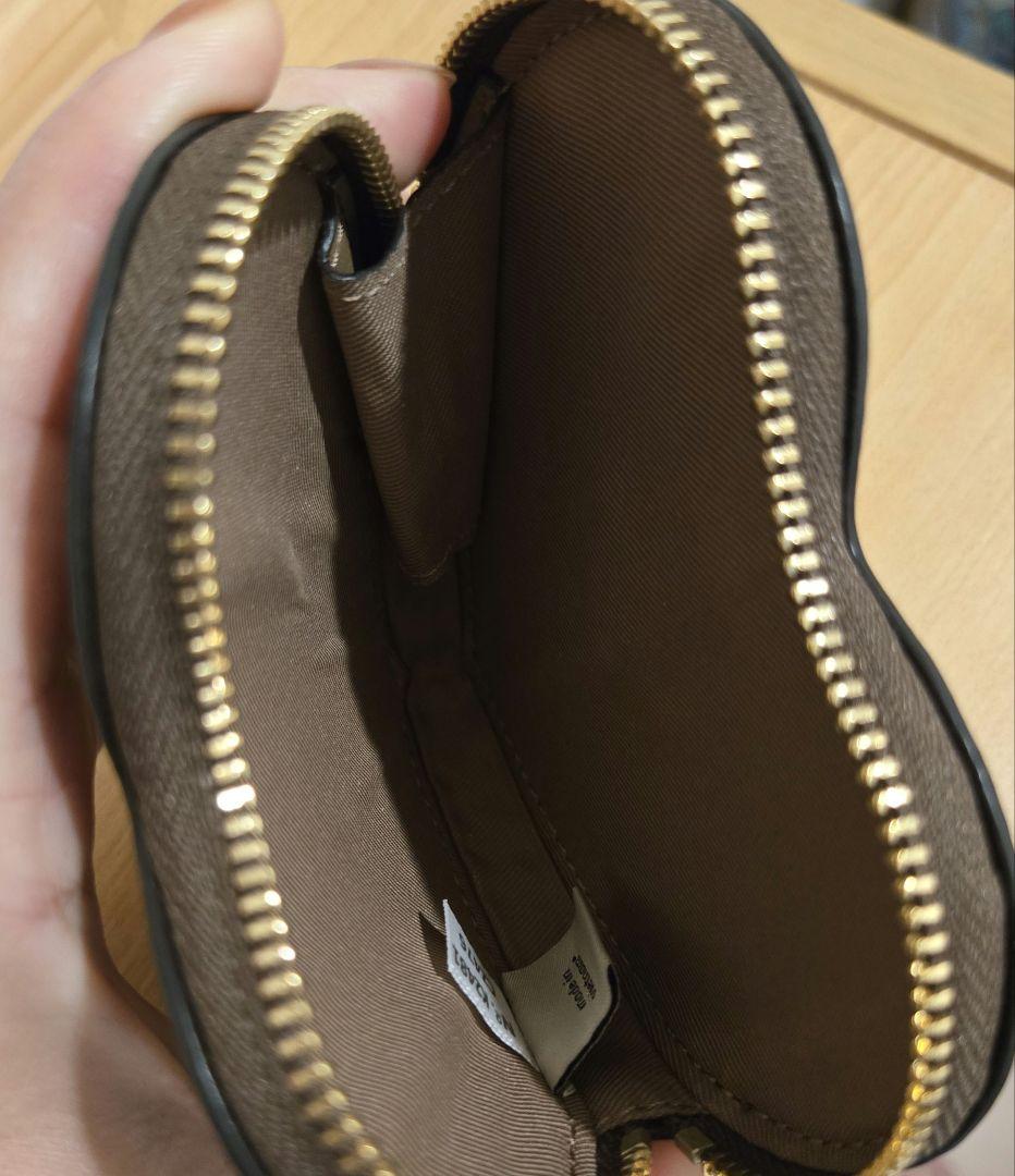 COACH コーチ ハートコインケース シグネチャーキャンバス チェリープリント