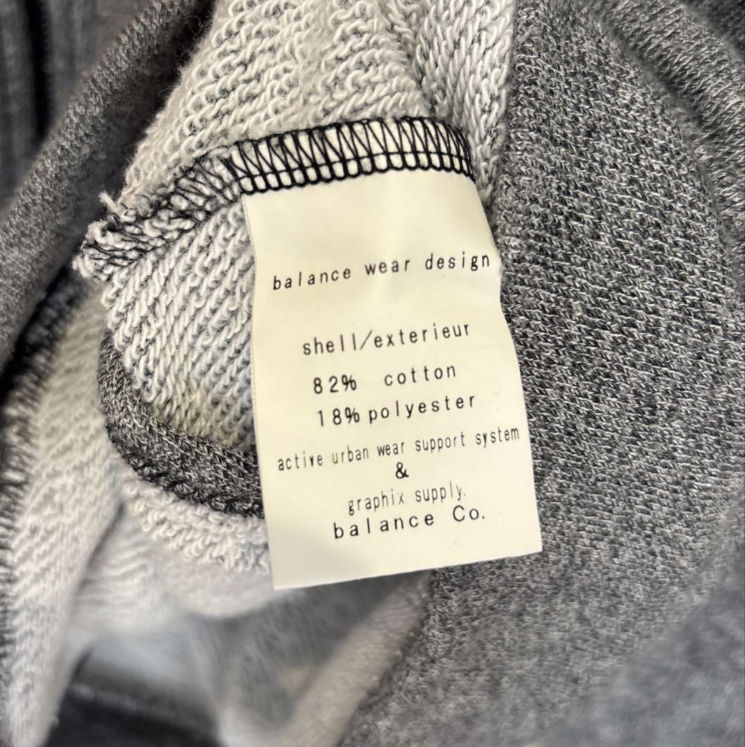 balanceweardesignバランスウェアデザイン　スウェットジャケット