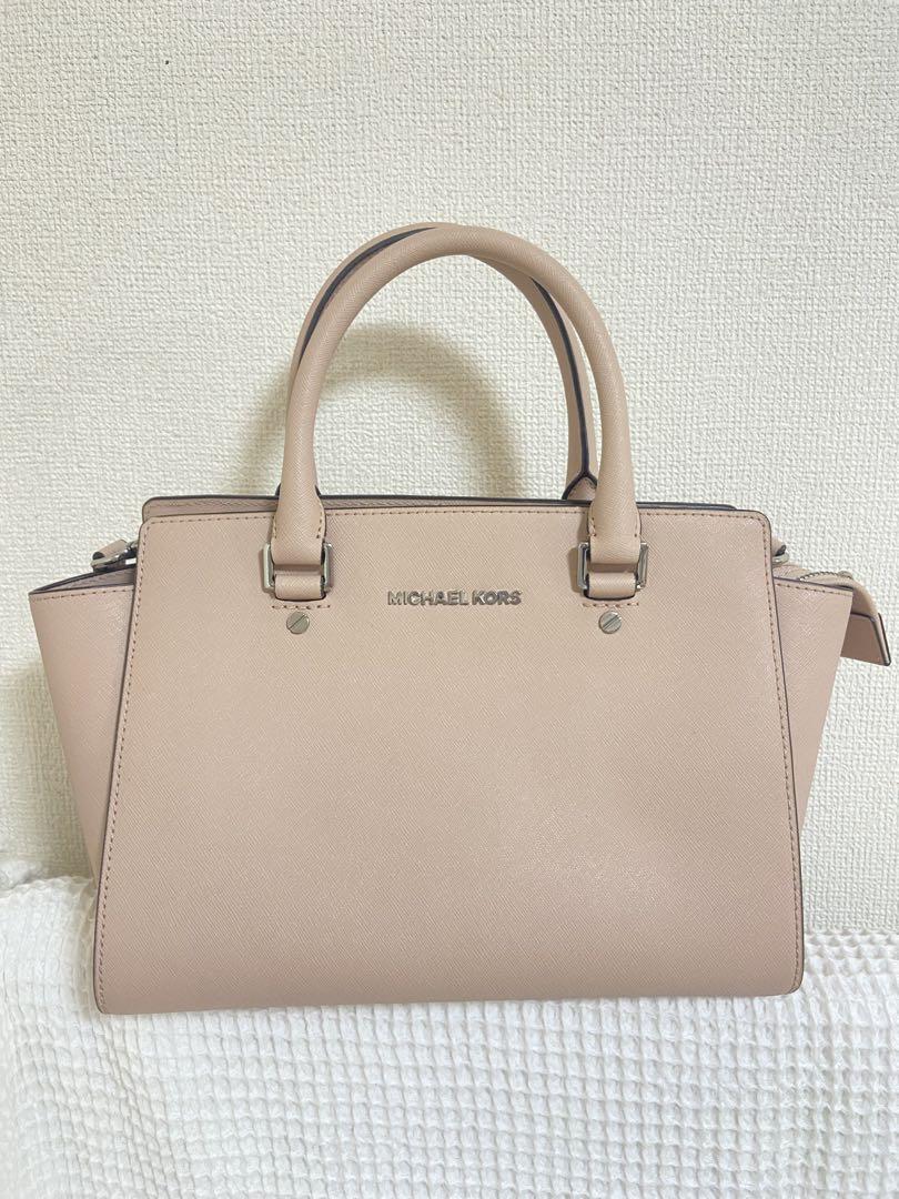 MICHAEL KORS ピンクベージュ ハンドバッグ