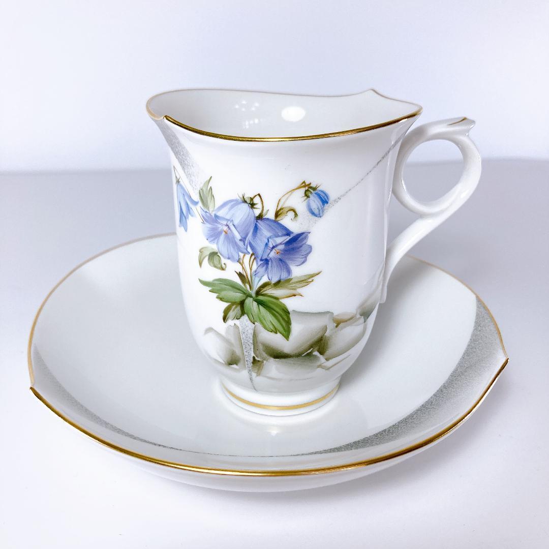 【備品】Meissen マイセン アルペンフローラ カップ ソーサー|2307|