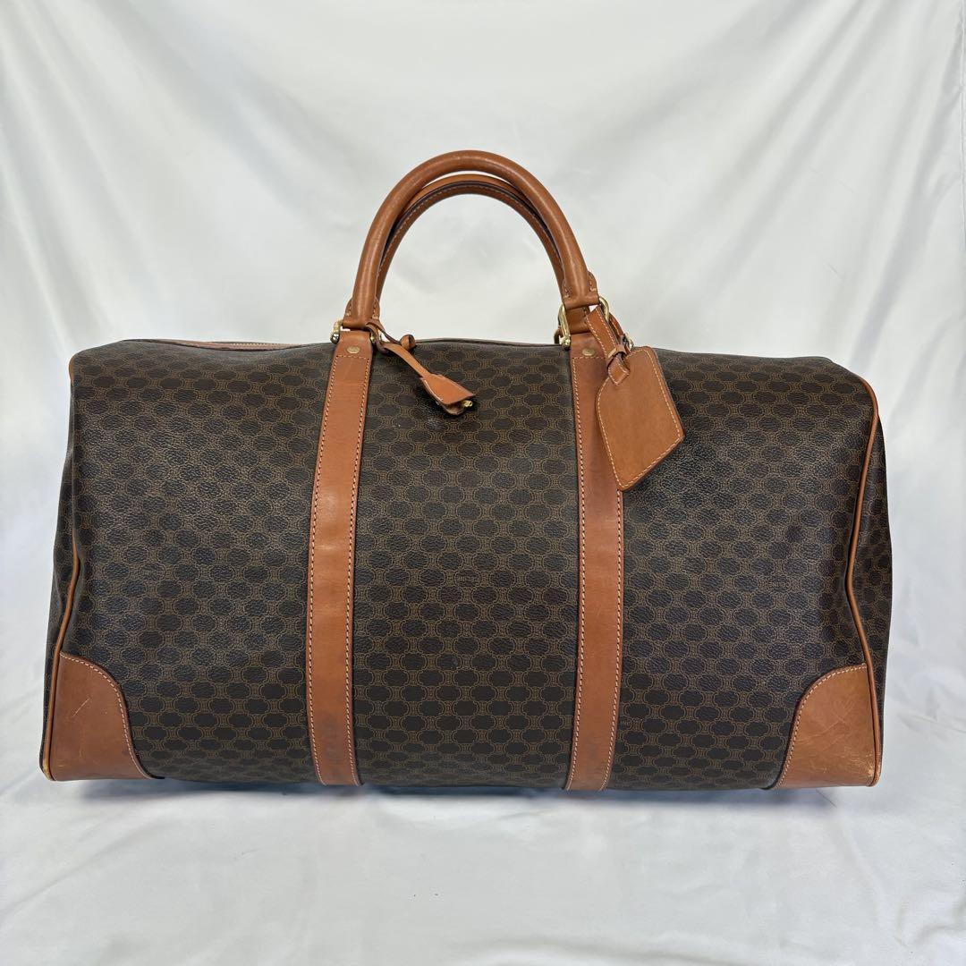 CELINE セリーヌ ボストンバッグ マカダム 大容量 - メルカリ