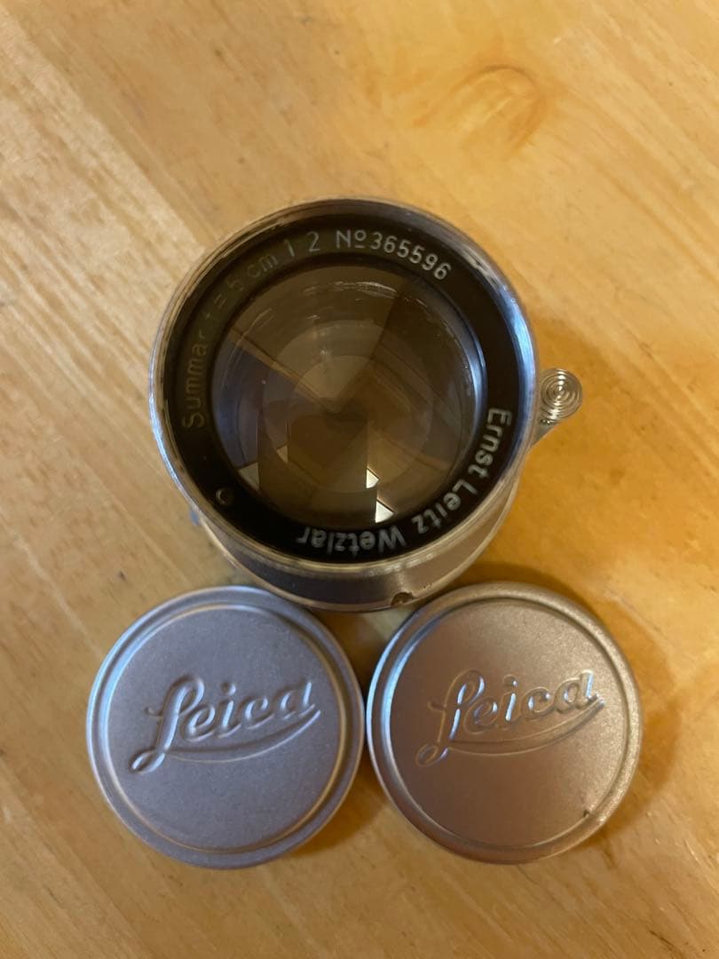 ライカ Summar ズマール 5cm f 2 前後レンズキャップ2セットLeica