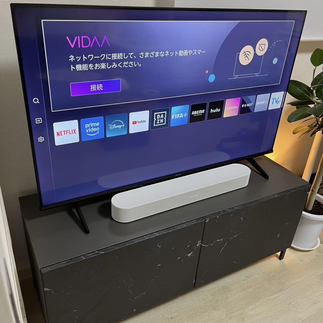 ハイセンス 50インチ 4K Wチューナー内蔵 50E6K 2023年モデル