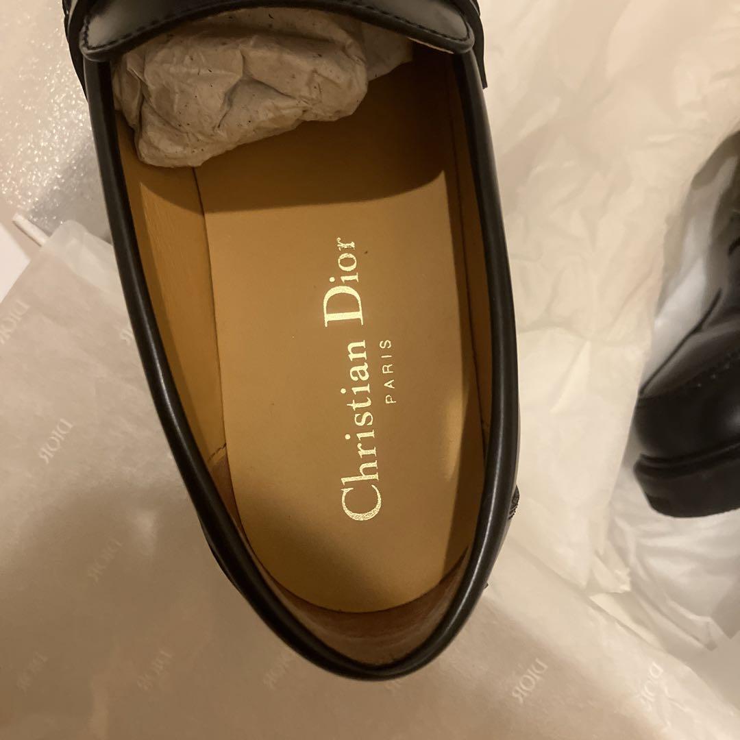 Christian Dior ブラック Dior boy ローファー