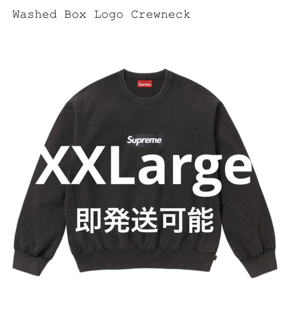 Supreme Washed Box Logo Crewneck シュプリーム