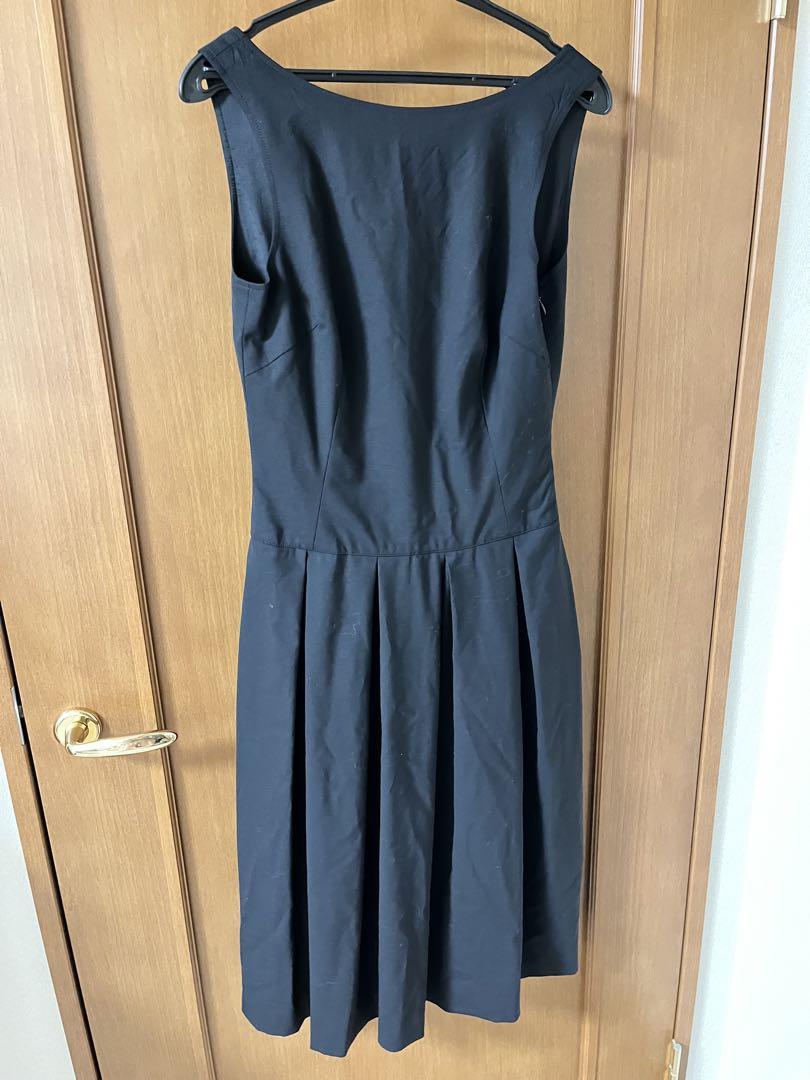 ☆美品☆ セオリー Theory ノースリーブ フレア ワンピース 黒 0