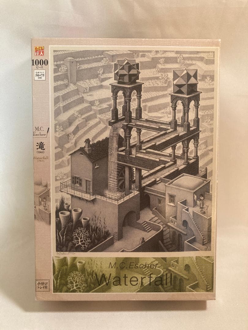 M.C.エッシャー 「滝」1000ピースジグソーパズル - メルカリ