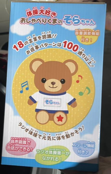 無償保証 体操大好き おしゃべりくまのそらちゃん 無償保証 体操大好き おしゃべりくまのそらちゃん