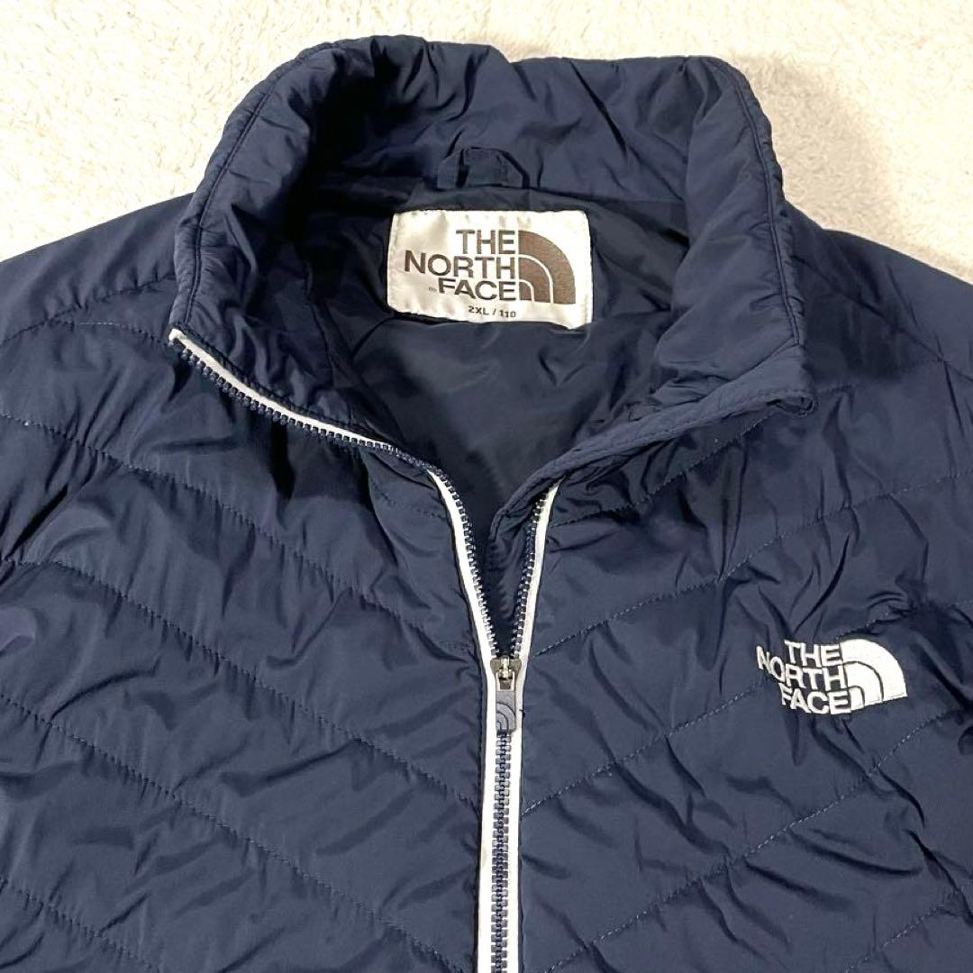 ノースフェイス 中綿ジャケ ネイビー 2XL インナーダウン ダウン