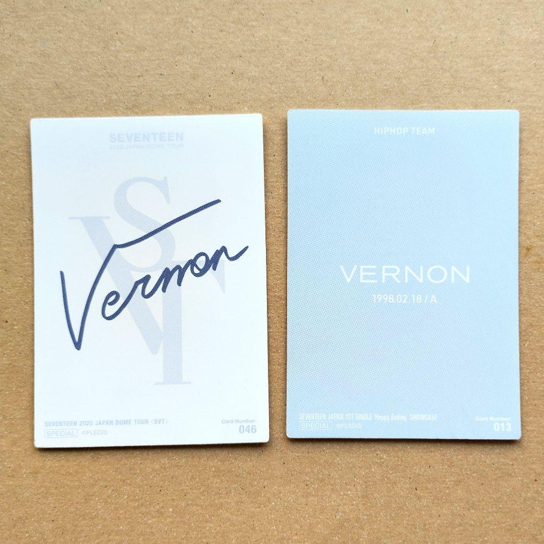 SEVENTEEN バーノン　サイン seventeen バーノン ヘンガレ 直筆 サイン レア - メルカリ