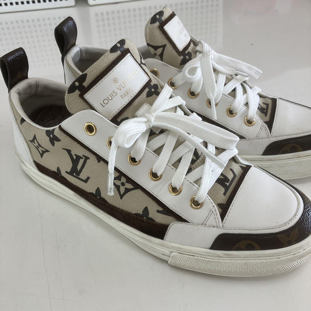 LOUIS VUITTON スニーカー ホワイト/カモフラージュ