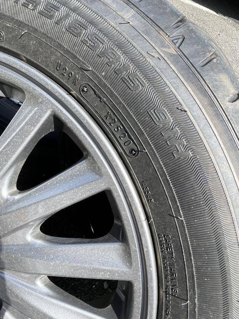 9分山　送料込　195/65R15 トヨタ純正　15インチ 4本　2020年