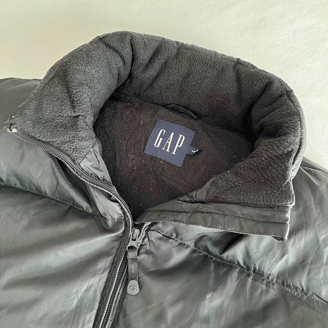00s OLD GAP ダウンベスト S ブラック ビンテージ Y2K