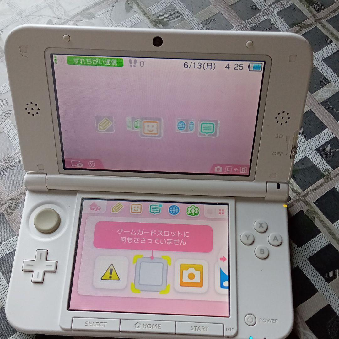 ニンテンドー3DS LL ミント×ホワイト 本体 ソフト 充電器セット 