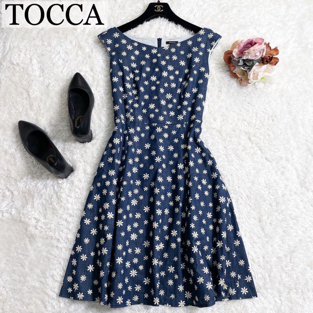 トッカ　TOCCA ワンピース　2 マーガレット刺繍 TOCCA - TOCCA 刺繍ワンピース 2サイズ 9号の通販 by mayo's