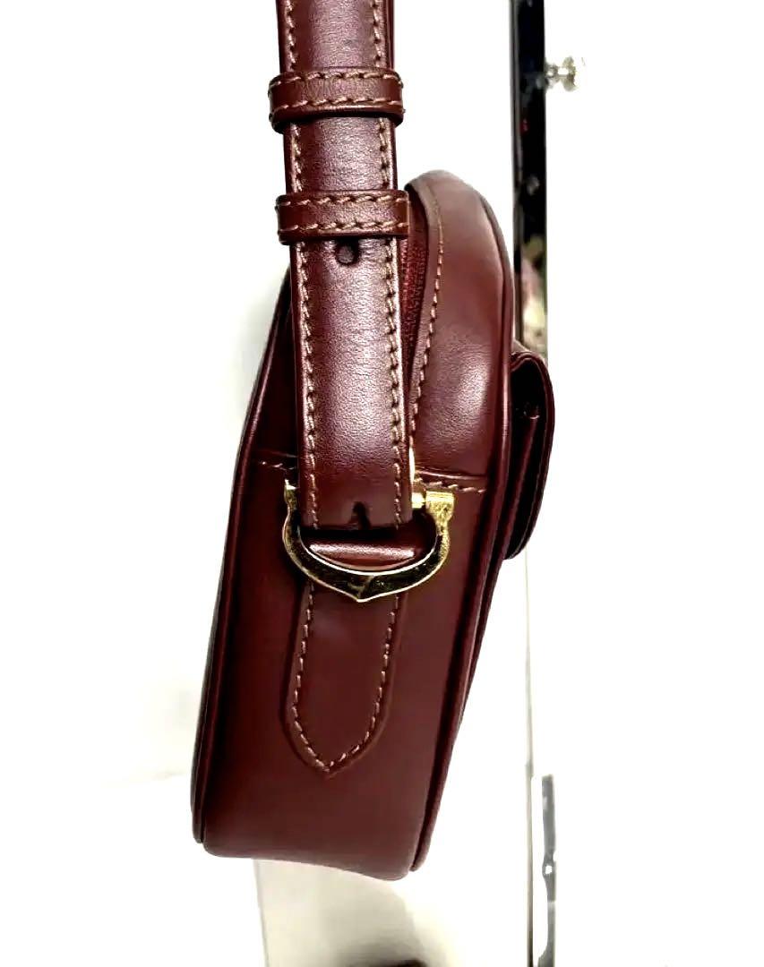 美品】カルティエ マストライン 2way ショルダーバッグ ゴールド