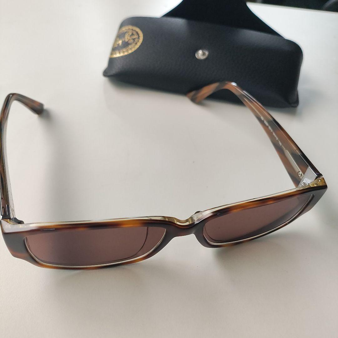 Ray-Ban ブラウンサングラス ケース付き Ray-Ban ブラウン サングラス ケース付き - メルカリ