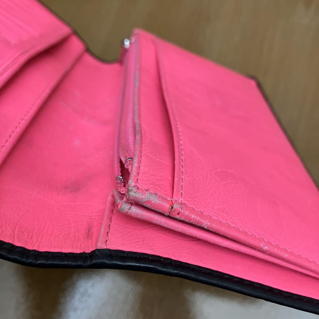 シャネル折り財布