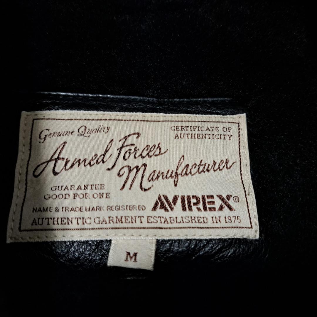 【ふー】新品/元値20万円 AVIREX B-3フライトジャケットムートン