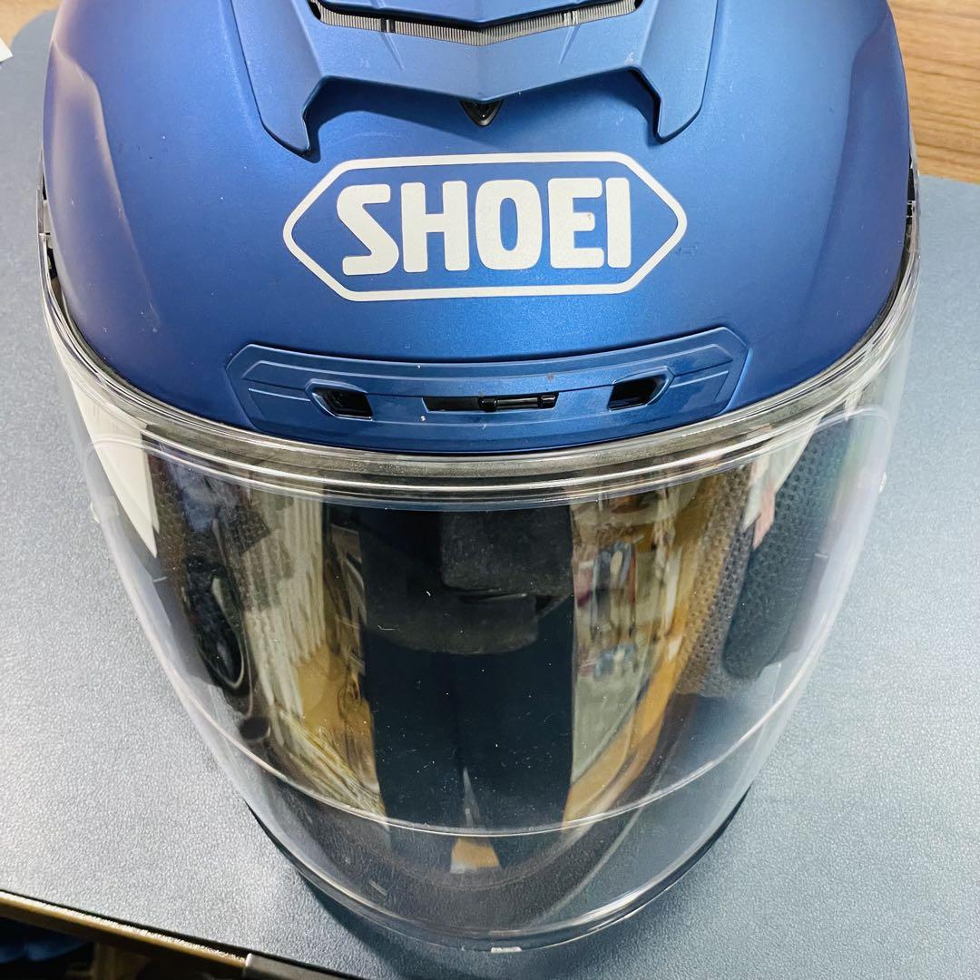 【美品】SHOEI ジェットヘルメット ブルー Sサイズ j-force4