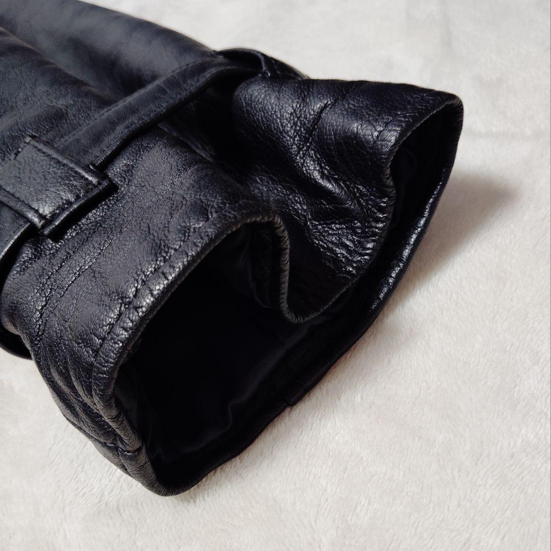【希少】Schott　ベルテッド　ダブルライダース　217W USA製　XL 希少】Schott ベルテッド ダブルライダース 217W USA製 XL