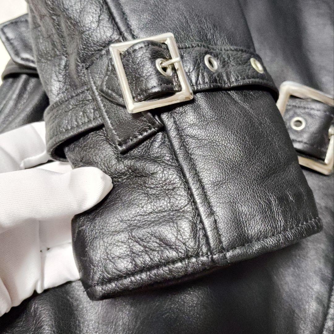 美品】希少 217W Schott ベルテッド ダブルライダース USA製 L