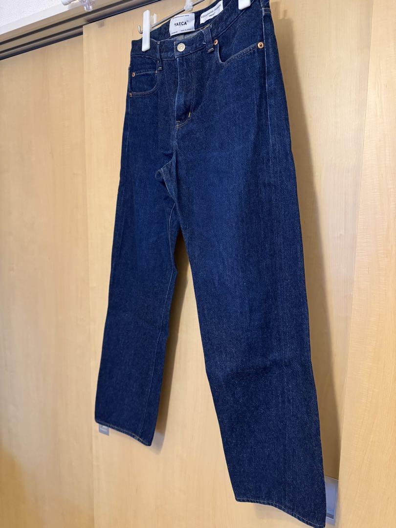 未使用　YAECA ヤエカ　ダークブルー デニム YAECA（ヤエカ）DENIM -WIDE STRAIGHT USED- / BLUE 公式通販