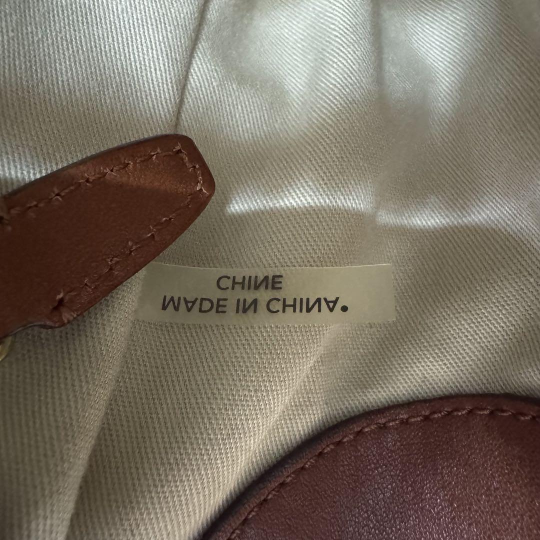 COACH コーチ レザー 2WAY ショルダー ハンドバッグ ブラウン 金 茶