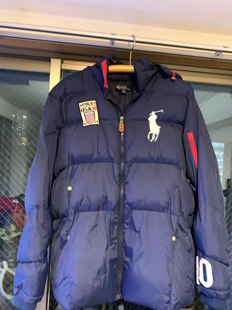 Polo Ralph Lauren ネイビーダウンジャケット USA 10 ジャケット